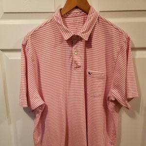 Vineyard Vines polo shirt classic fit sz XL pink